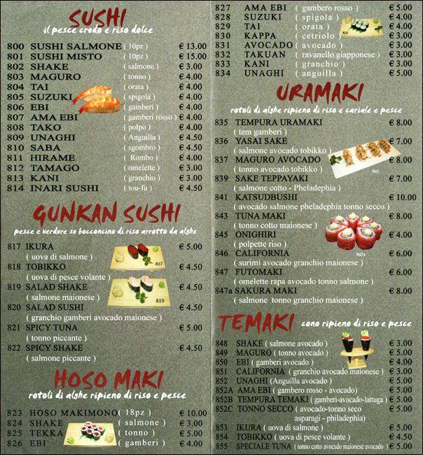 Menu di Xi Hu 