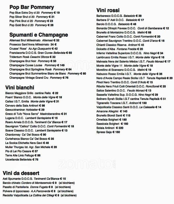 Menu di Michelangelo Bistrò & More 
