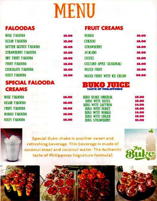 Buko Juice Menu, Menu for Buko Juice, Al Karama, Dubai - Zomato