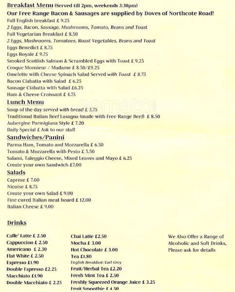 Tim S Kitchen Menu Menu For Tim S Kitchen Battersea London