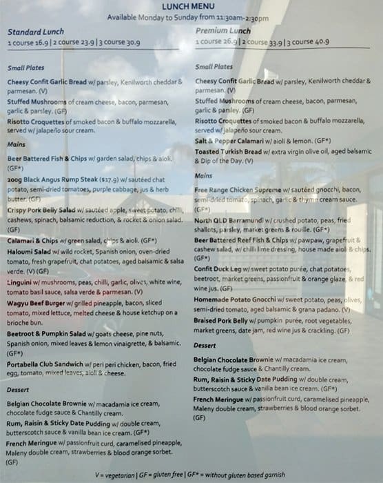 Portabella Menu,Menú para Portabella, Albany Creek, Brisbane