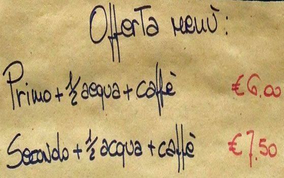 Menu di Caffè Food and Drink 
