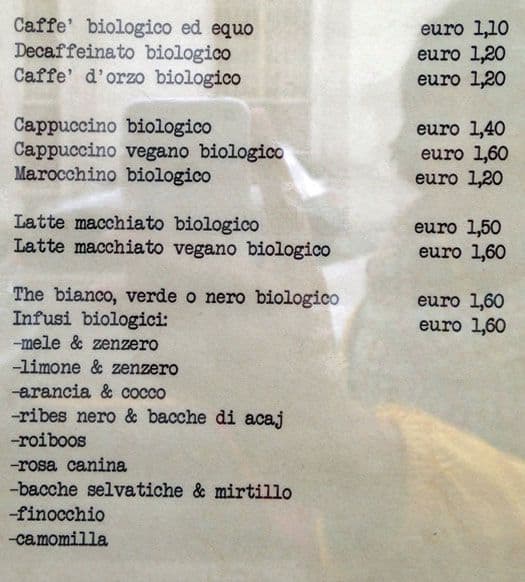 Menu di Semprebio - Partner Ecosistema Naturasì 