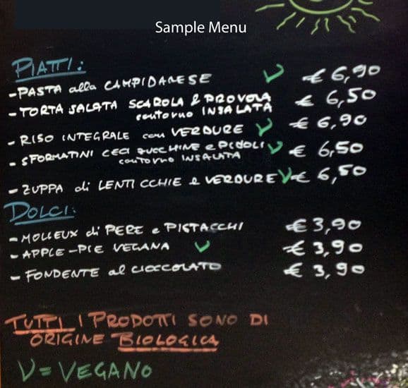 Menu di Semprebio - Partner Ecosistema Naturasì 
