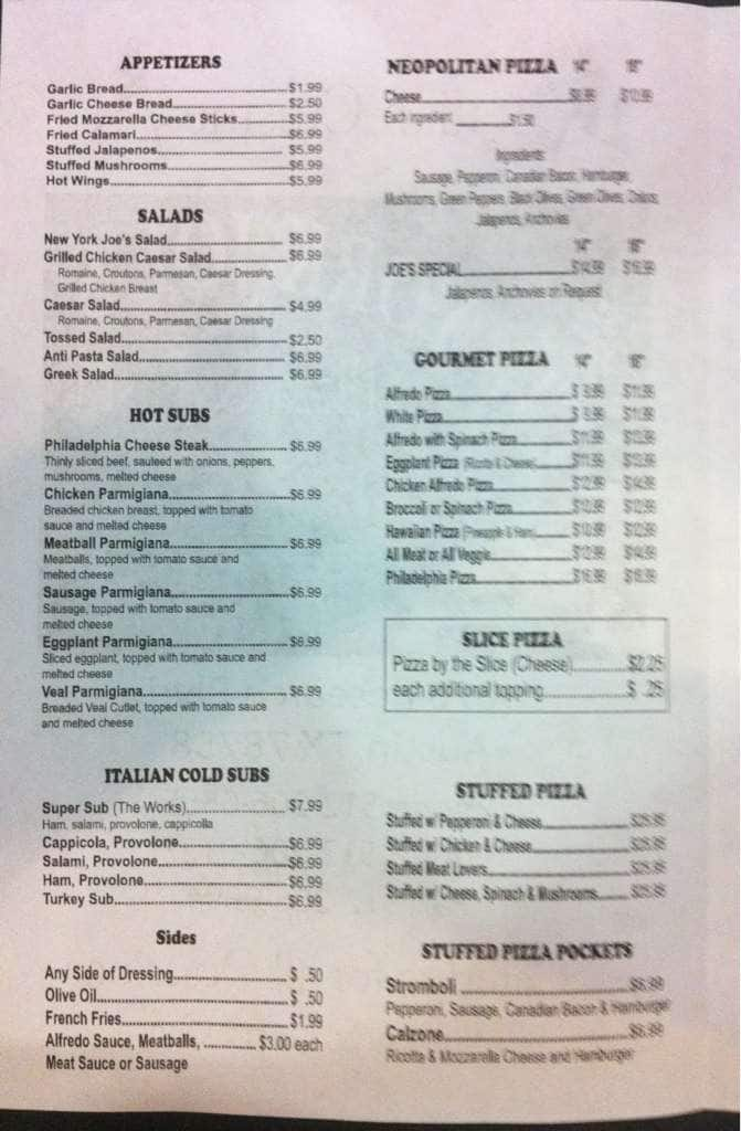 Joe S Italian Restaurant Menu Urbanspoon Zomato   Cb2cfb092b5afb95d6071a1042b834e0 