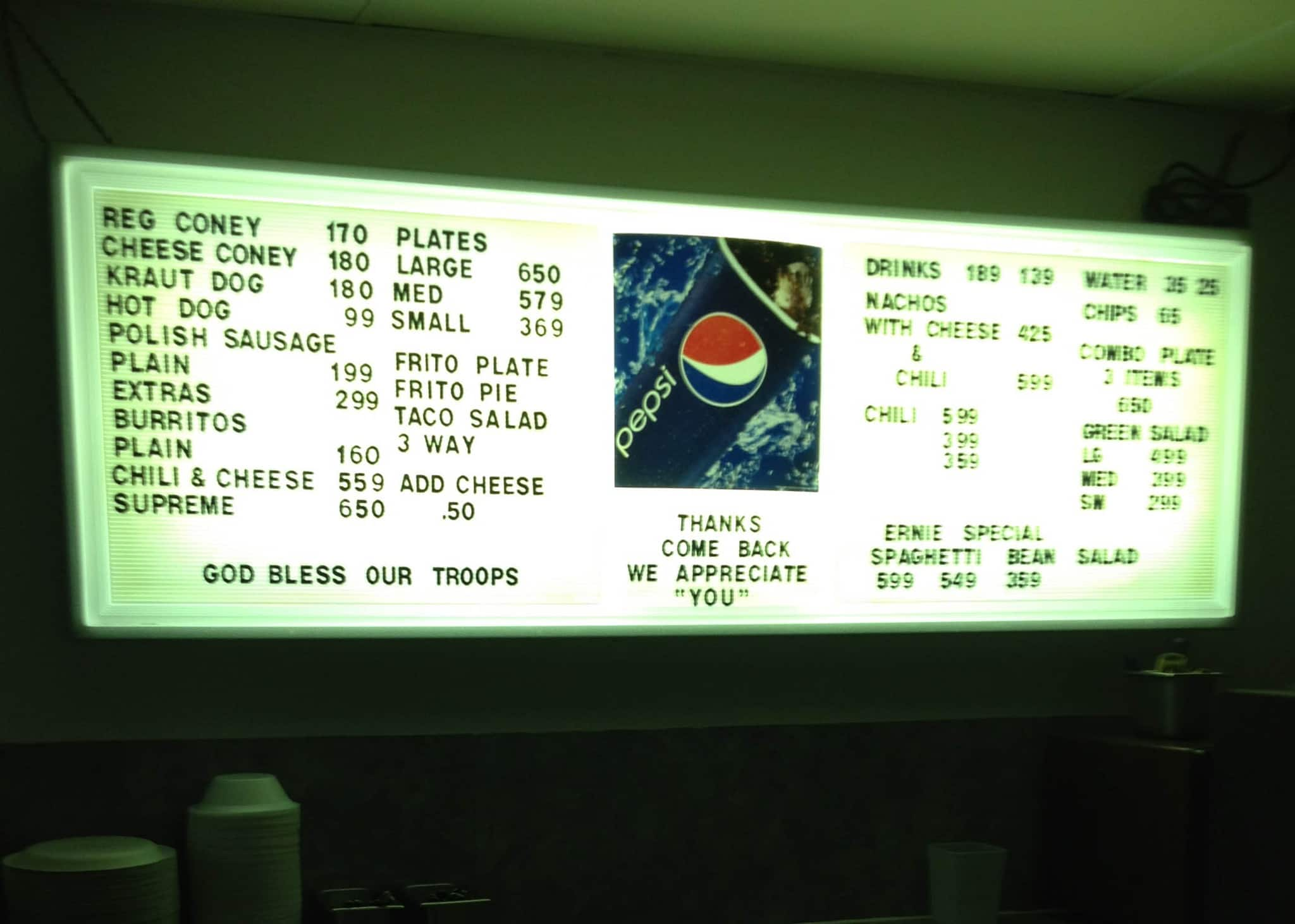 Carl's Coney Island Menu, Menu untuk Carl's Coney Island, West Tulsa ...