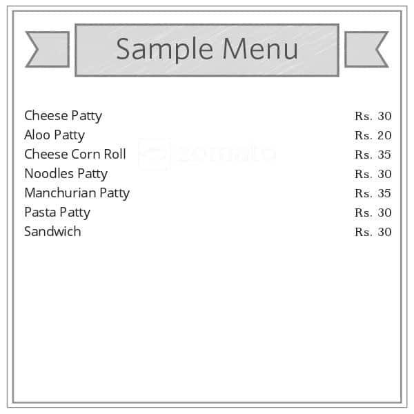 Hero Bakery menu