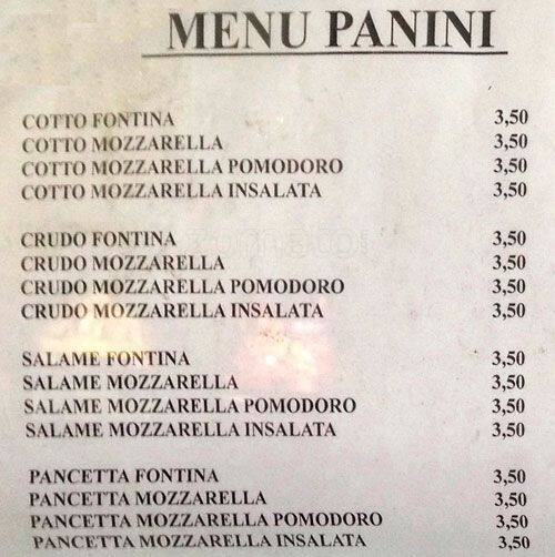 Menu di Bar Pacifico 
