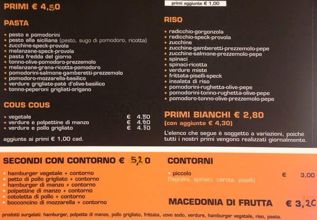 Menu di Gastronomia Emilia 