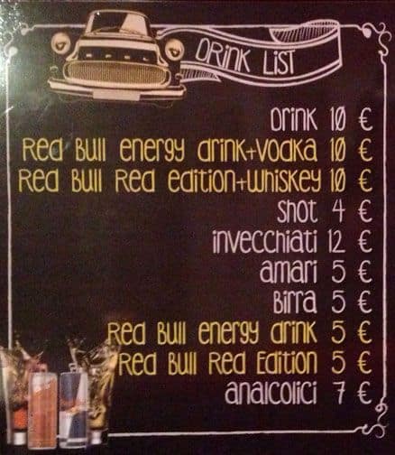 Menu di Euphoria 