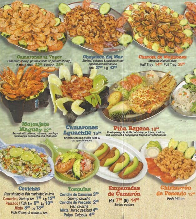 Menu at Taqueria Los Magueyes Inc restaurant, Bridgeview, S Harlem Ave