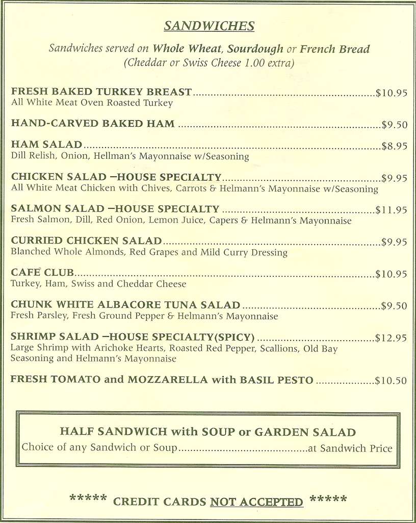 Tin Muffin Cafe Menu, Menu for Tin Muffin Cafe, Boca Raton, Miami