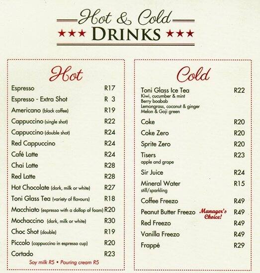 Aroma Coffee Roastery Menu, Menu for Aroma Coffee Roastery, Brooklyn, Pretoria Zomato SA