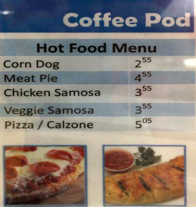 coffeePod menu
