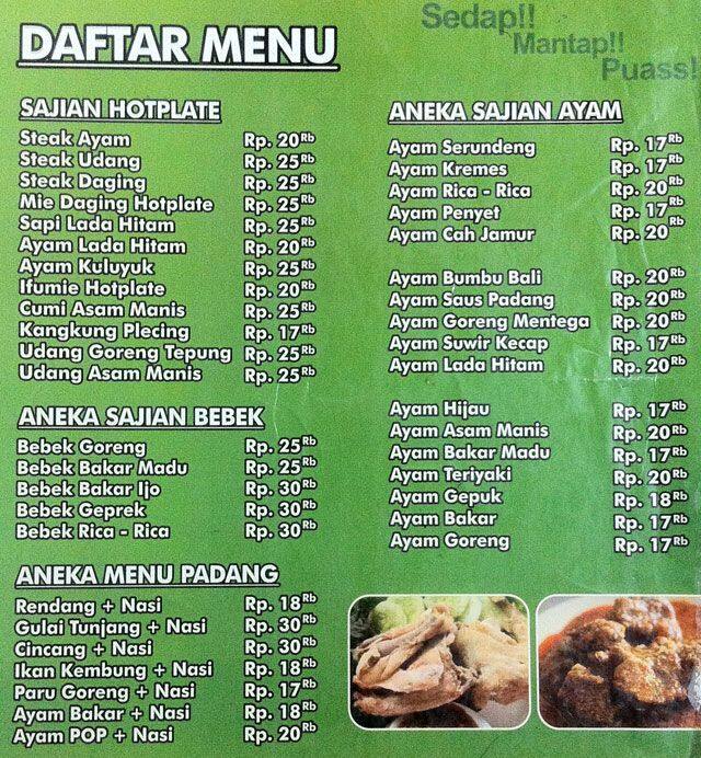 Rumah makan saung sunda di bogor: Saung sunda umbi menu menu untuk 