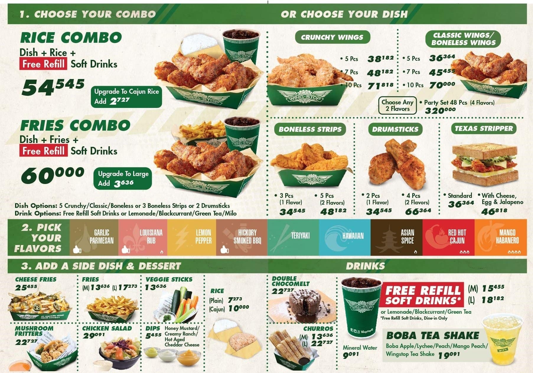 Wingstop Menu Salads at Faye Sheard blog