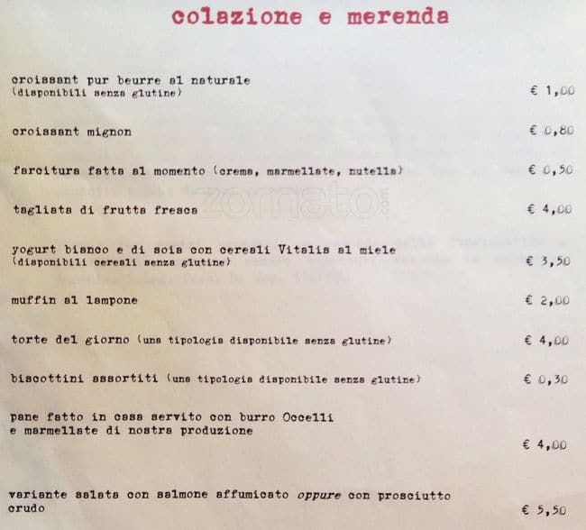 Menu di ISA e VANE 