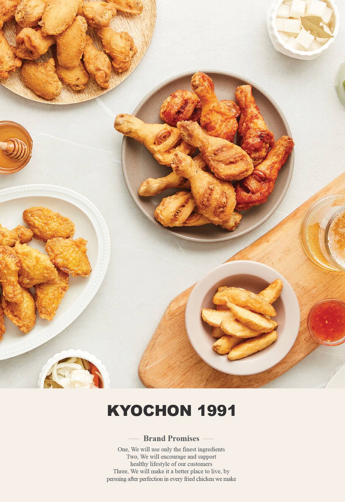 Kyochon menu