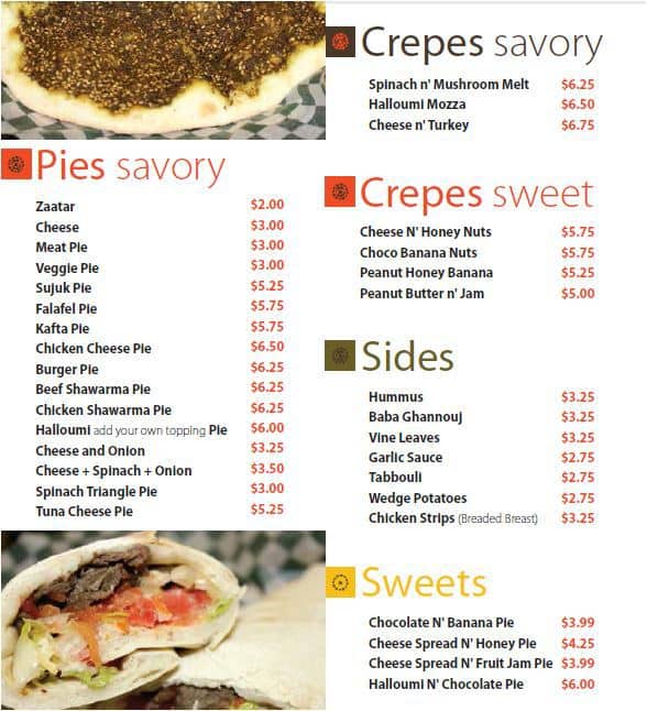 Top Your Pie Menu, Menu for Top Your Pie, Barrhaven, Ottawa