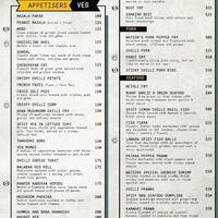 Watson S Menu Menu For Watson S Vasanth Nagar Bangalore