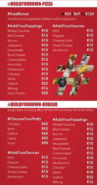 #Hashtag Bar menu