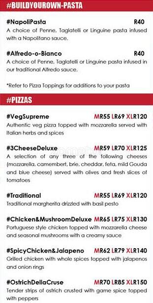 #Hashtag Bar menu