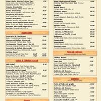 Rome S Flavours Menu Menu For Rome S Flavours Winter Park Orlando