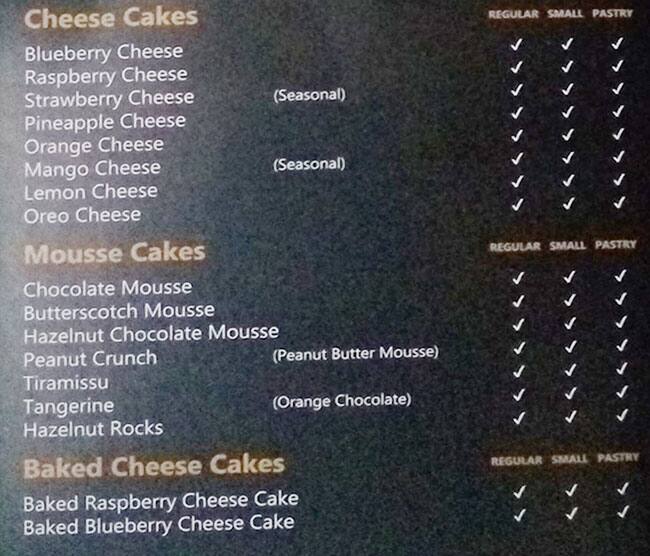 DALE’S EDEN menu