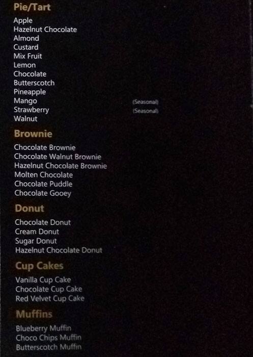DALE’S EDEN menu