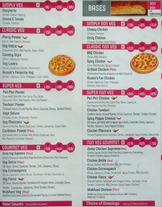 Eagle Boys Pizza Menu, Menu for Eagle Boys Pizza, Uppal, Secunderabad ...