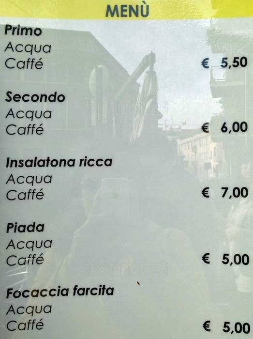 Menu di Canonica 59 