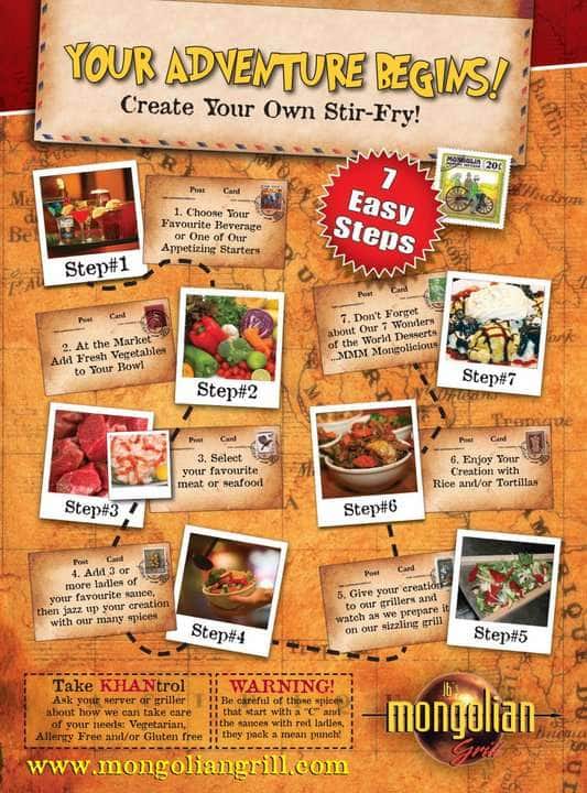 Mongolian Grill Menu, Menu for Mongolian Grill, London, London ...