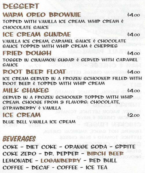 Menu at Buffalo Bros pub & bar, Fort Worth, S University Dr