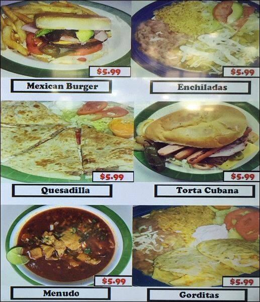 Carta de Fox Fuels Tacos and More
