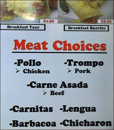 Carta de Fox Fuels Tacos and More