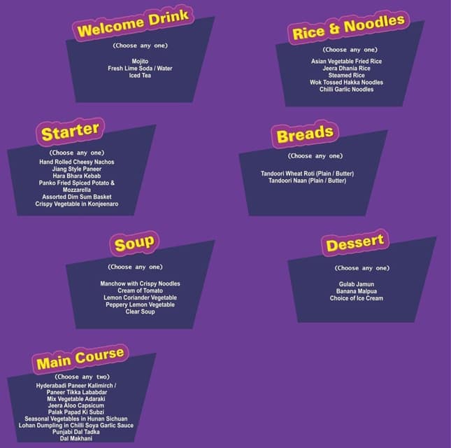 Menu of Te Amo Pure Veg Restaurant, Akashwani, Aurangabad