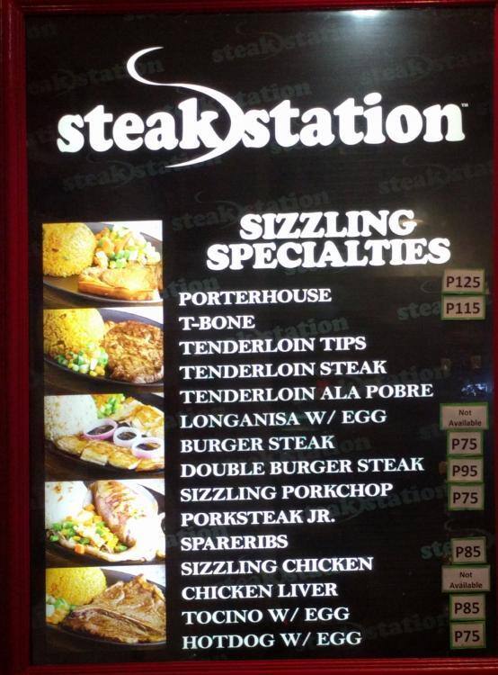 Steak Station Menu, Menu for Steak Station, Binondo, Manila Zomato