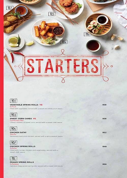 Simply Asia Menu Menu For Simply Asia Amanzimtoti Durban Zomato SA