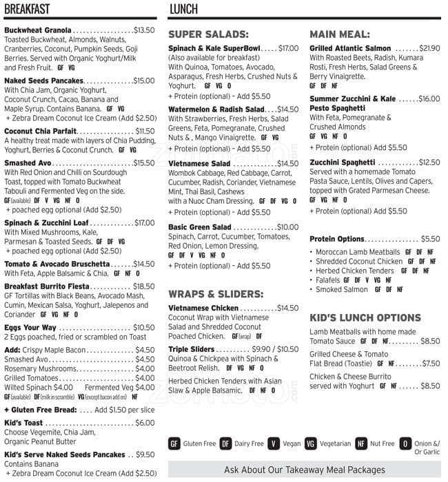 Organik Lane Menu, Menu for Organik Lane, Bentleigh, Melbourne ...