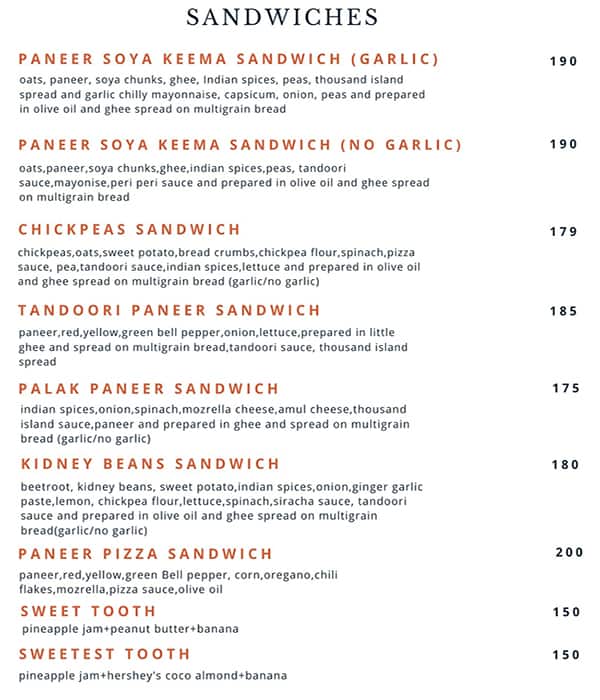 Menu of Detox Bottle, Andheri Lokhandwala, Andheri West, Mumbai