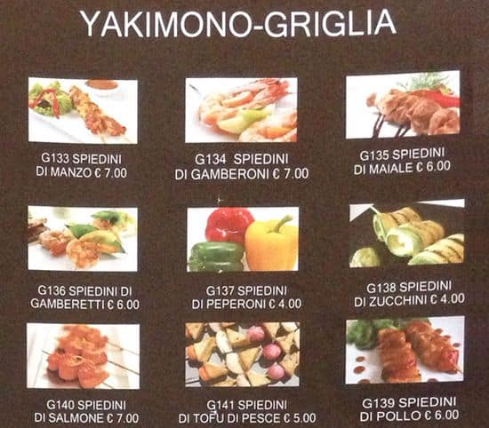 Menu di Ristorante Cinese 