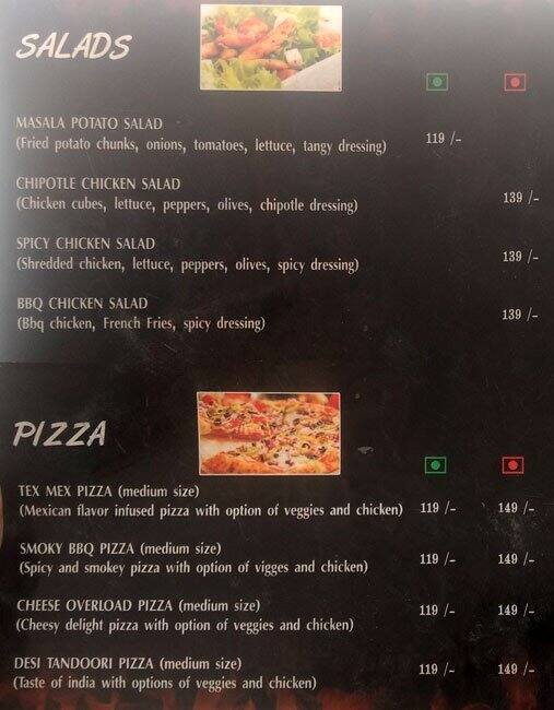 BBQ Express Menu, Menu for BBQ Express, HSR, Bangalore Zomato