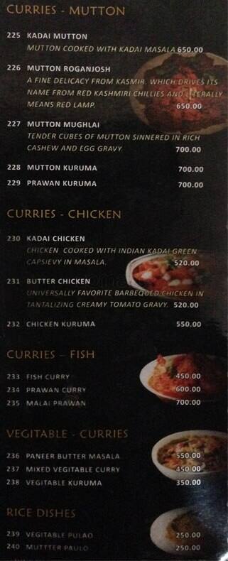 Biryani House menu