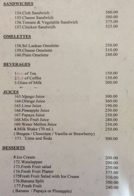 Biryani House menu