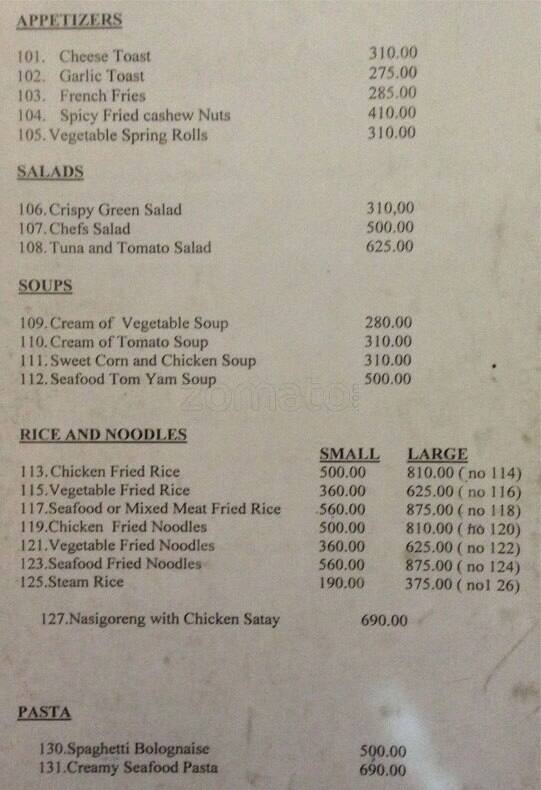 Biryani House menu