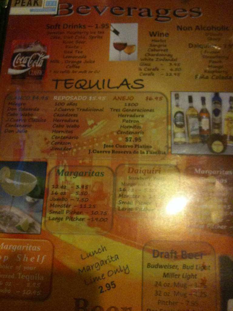 Carta de El Rancho Grande - Centerville