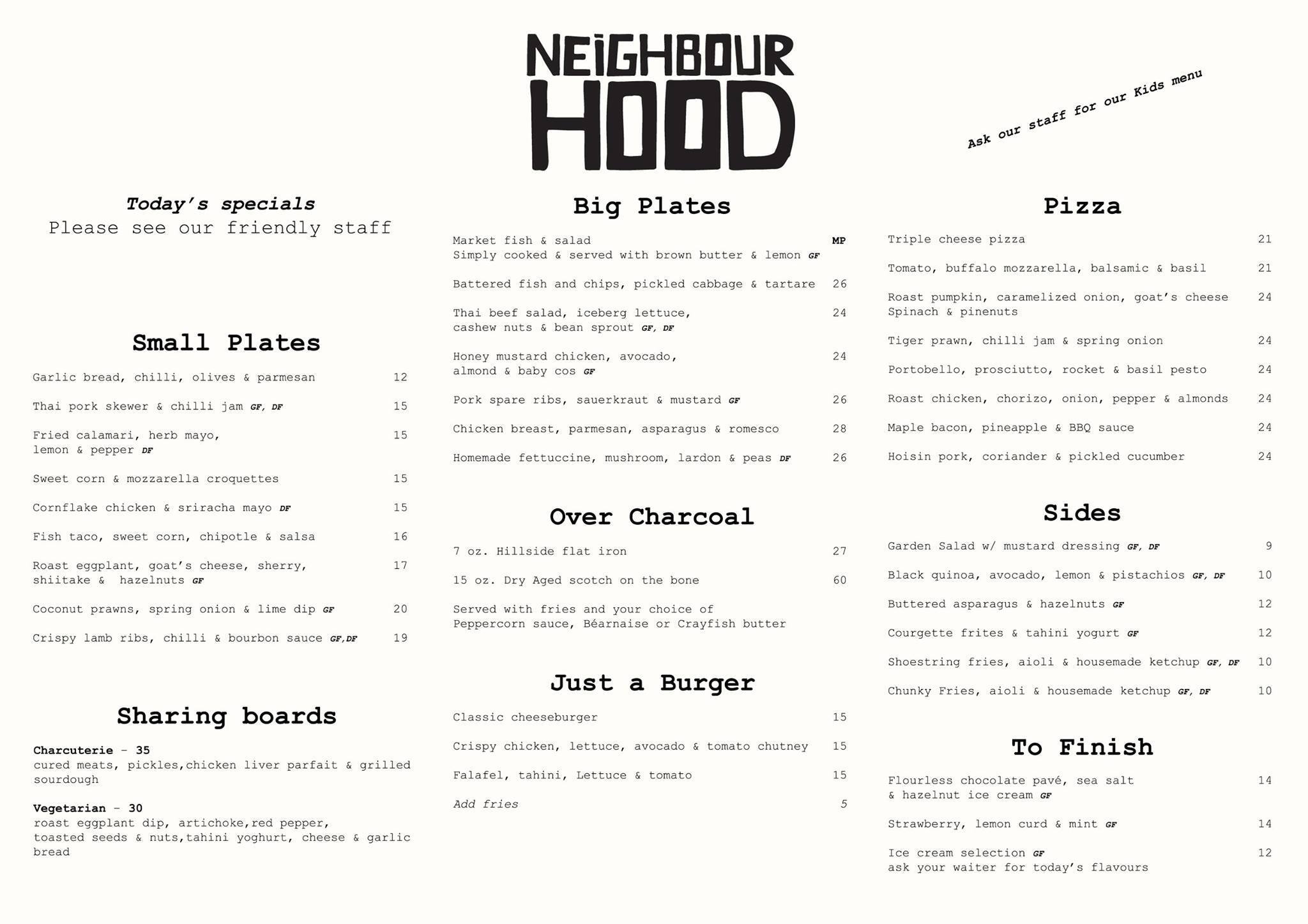 Neighbourhood Brewbar Mac's Brewbar Menu Menumania/Zomato