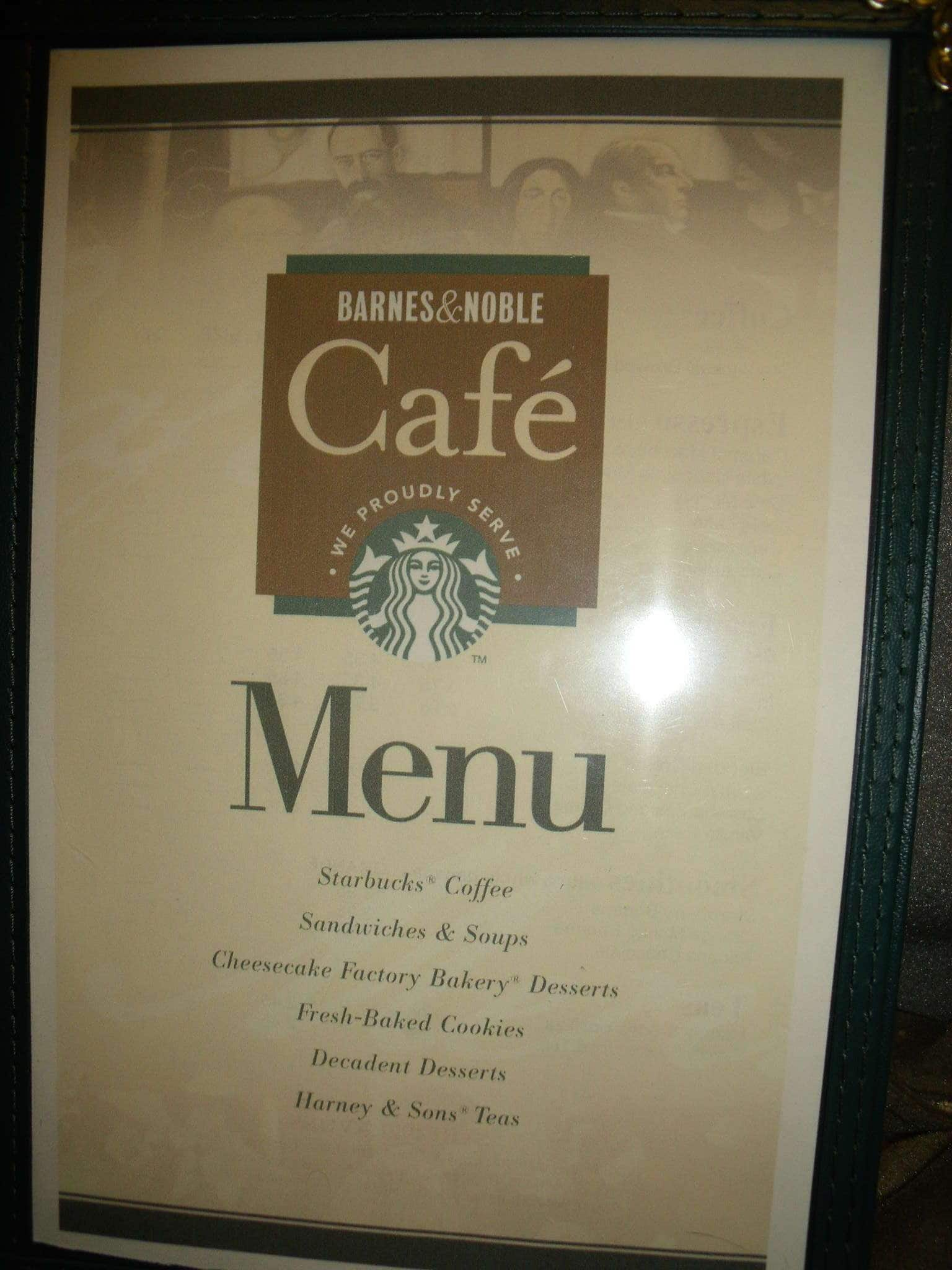 Barnes And Noble Cafe Menu Menu For Barnes And Noble Cafe