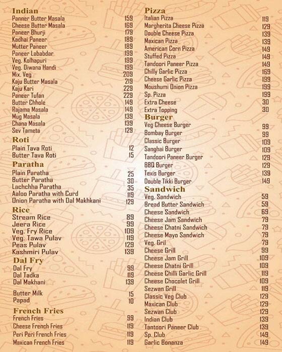 Menu at Kitchen House, Ahmedabad, VICTORY SUNRISE