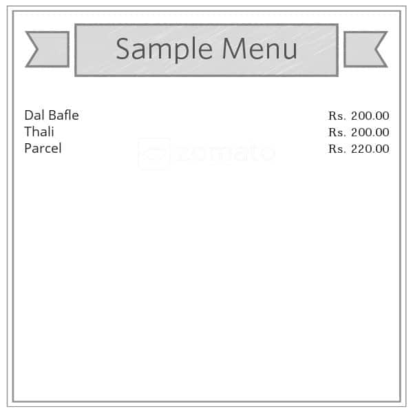Rajhans Dal Bafle menu